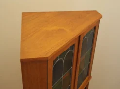 Vitrine d'angle en teck, Danemark, années 1960