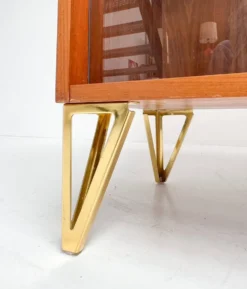 Vitrine danoise de 101 cm de haut, années 1970