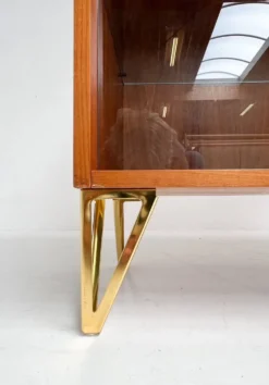 Vitrine danoise de 101 cm de haut, années 1970