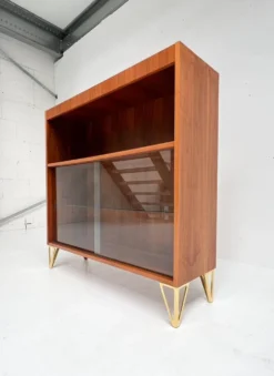 Vitrine danoise de 101 cm de haut, années 1970