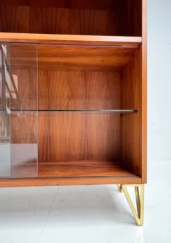 Vitrine danoise de 101 cm de haut, années 1970