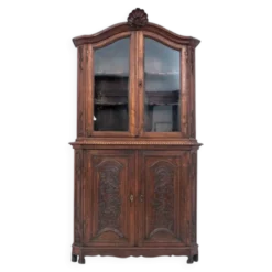 Vitrine de bibliothèque, France, vers 1880.