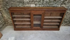 Vitrine de magasin en chêne 237 cm