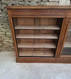 Vitrine de magasin en chêne 237 cm