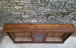 Vitrine de magasin en chêne 237 cm