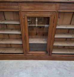 Vitrine de magasin en chêne 237 cm