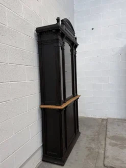 Vitrine de magasin XIXème en chêne massif