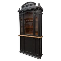 Vitrine de magasin XIXème en chêne massif