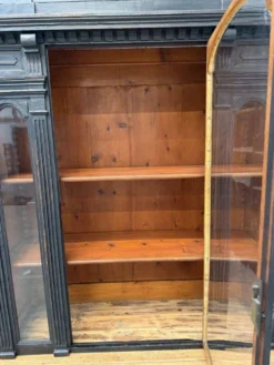 Vitrine de magasin XIXème en chêne massif