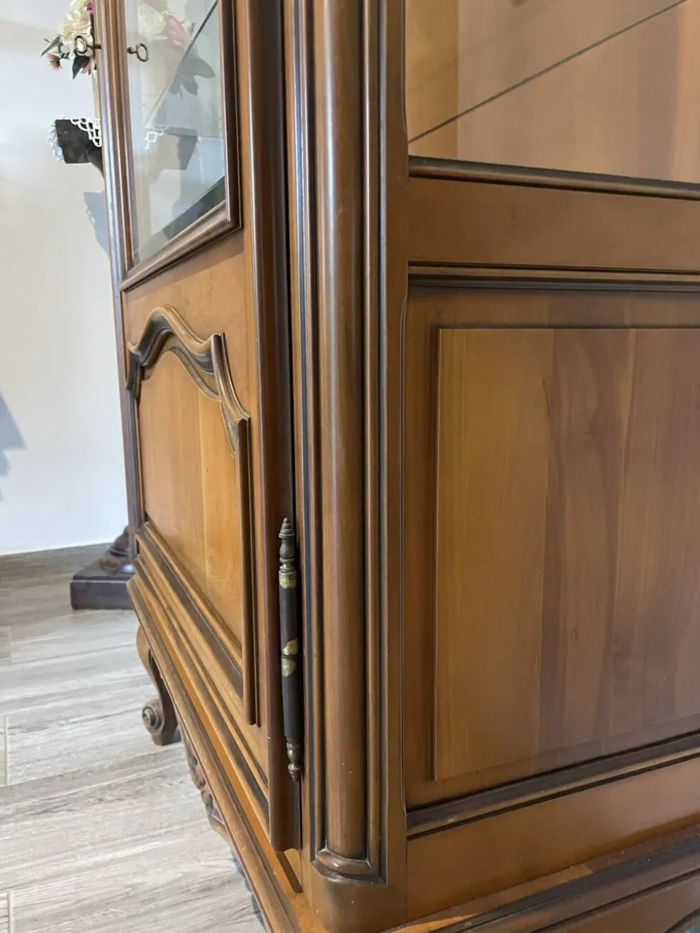 Vitrine de 1 porte / Cristaleira style classique français