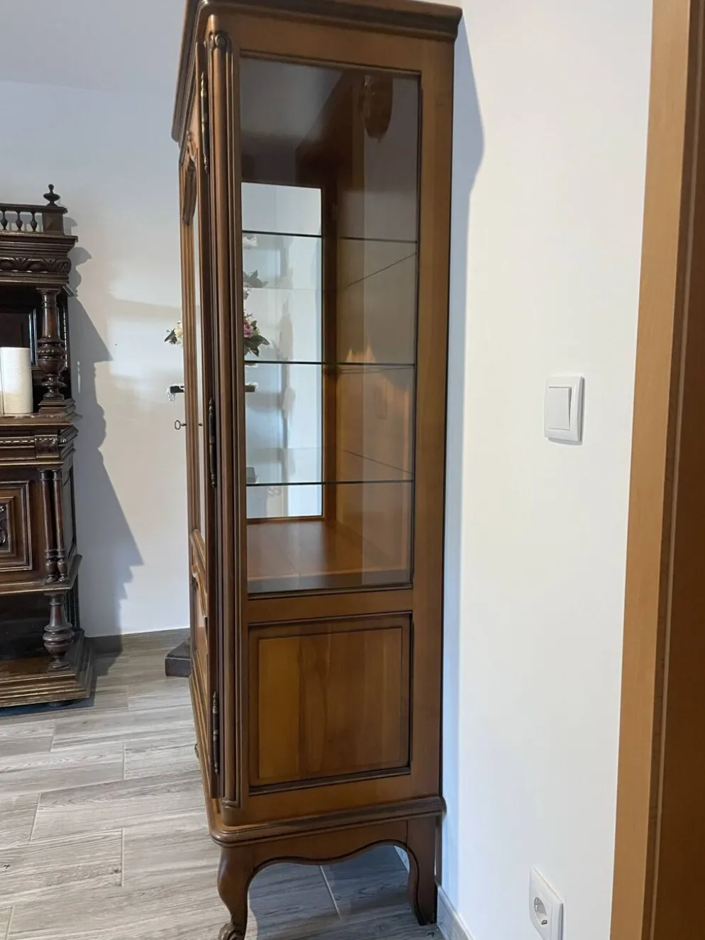 Vitrine de 1 porte / Cristaleira style classique français