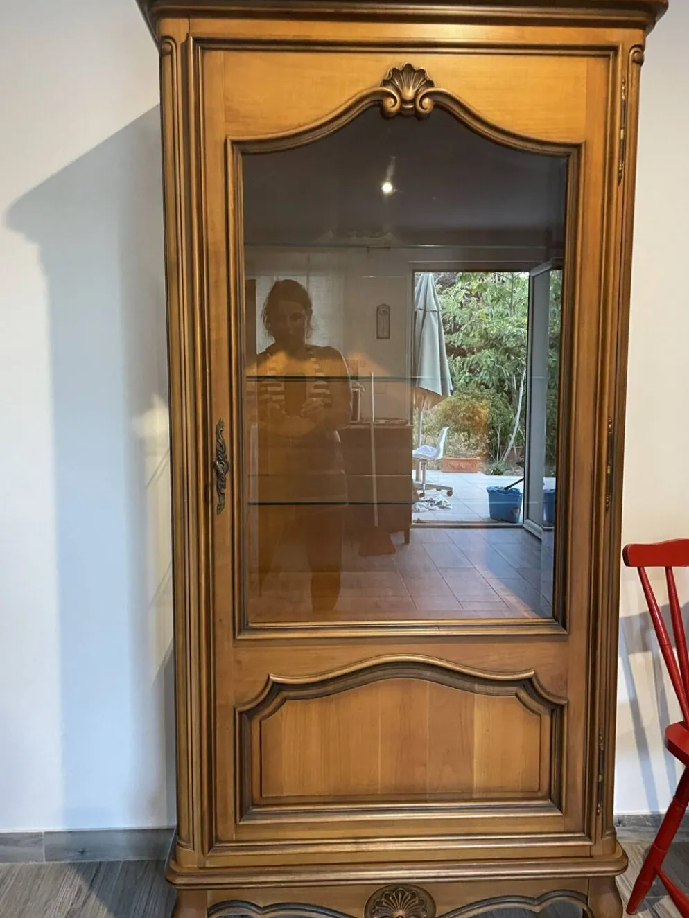 Vitrine de 1 porte / Cristaleira style classique français