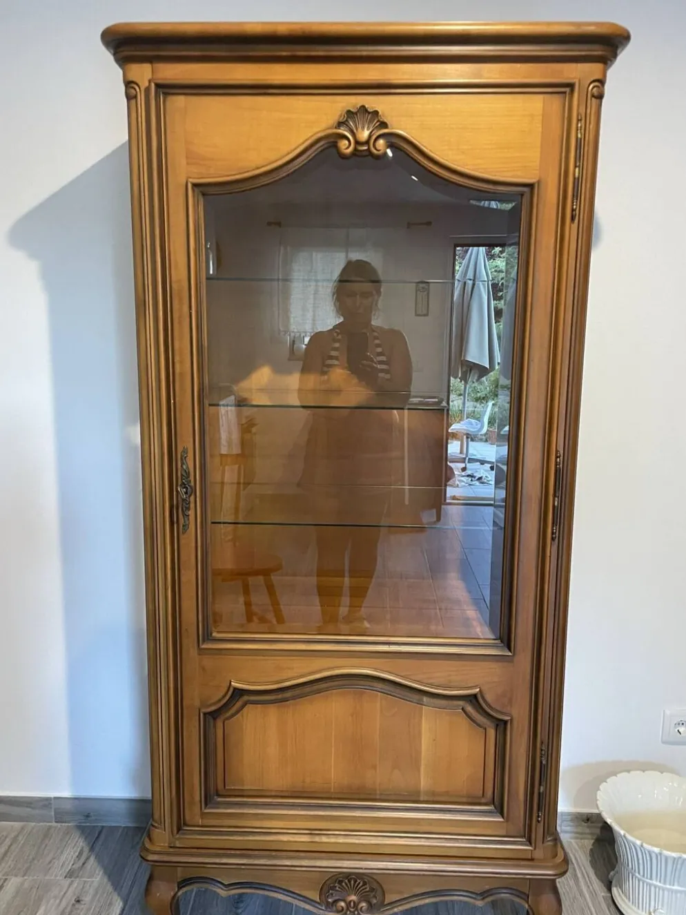 Vitrine de 1 porte / Cristaleira style classique français