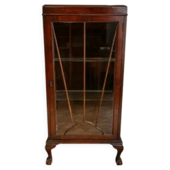 Vitrine De Présentation En Acajou, Style Anglais