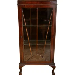 Vitrine De Présentation En Acajou, Style Anglais
