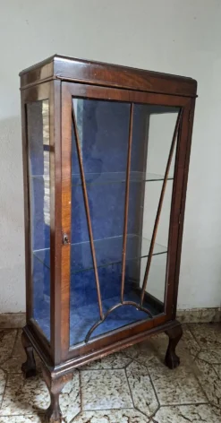 Vitrine De Présentation En Acajou, Style Anglais