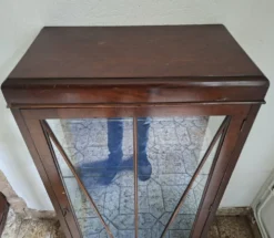 Vitrine De Présentation En Acajou, Style Anglais