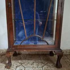 Vitrine De Présentation En Acajou, Style Anglais