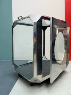 Vitrine de Showroom Monumentale d'Époque Space Age – Circa 1970