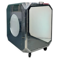 Vitrine de Showroom Monumentale d'Époque Space Age – Circa 1970