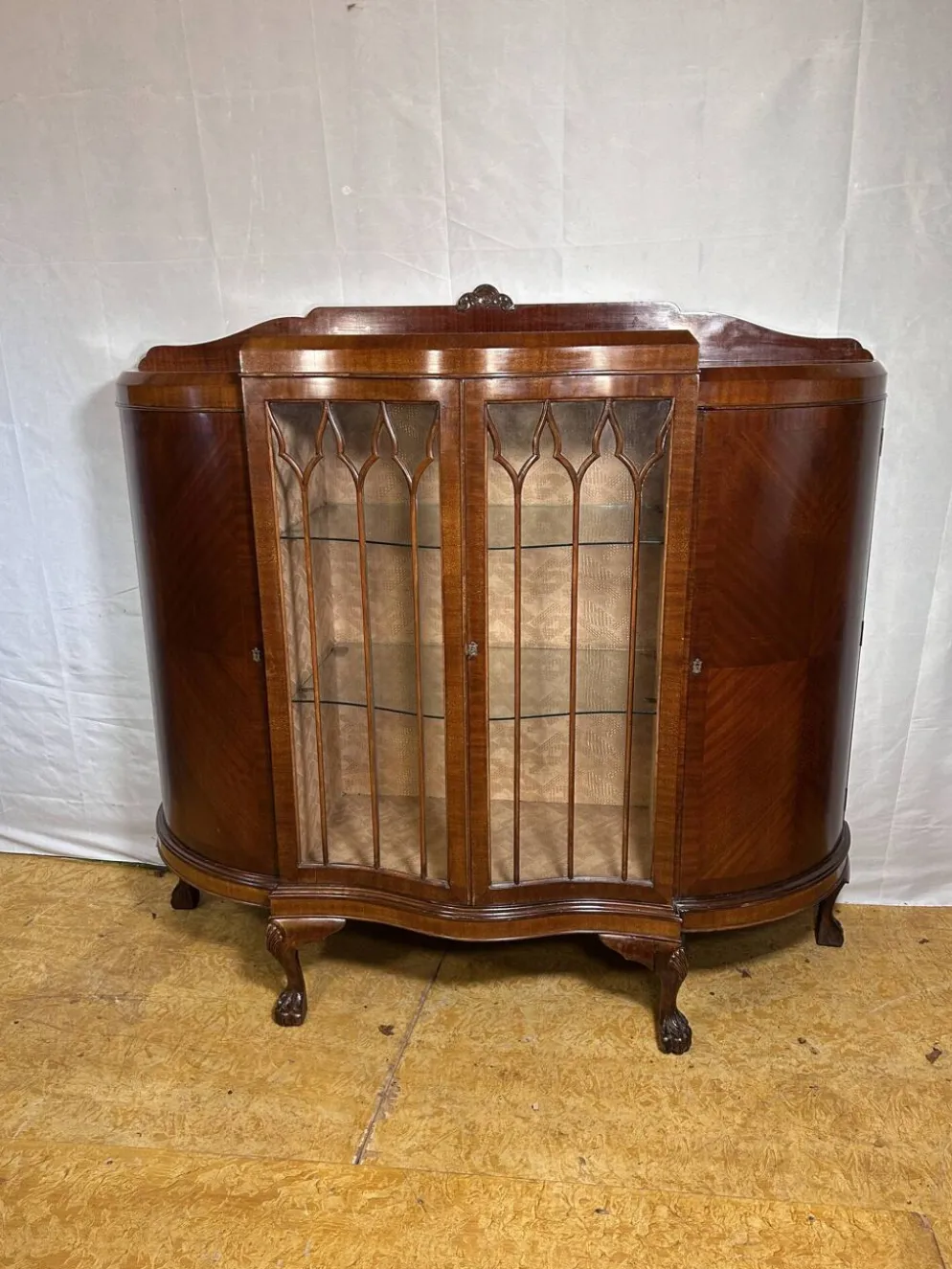 Vitrine de style victorien tardif/édouardien (1880-1900) Un véritable bijou