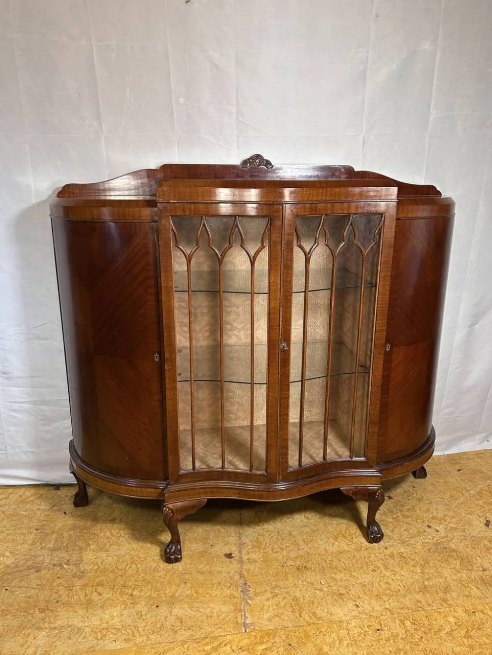 Vitrine de style victorien tardif/édouardien (1880-1900) Un véritable bijou