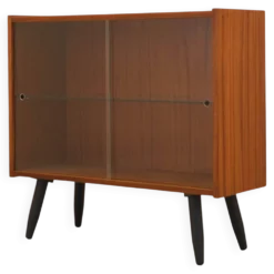 Vitrine en acajou avec façade en verre, Danemark, années 1970