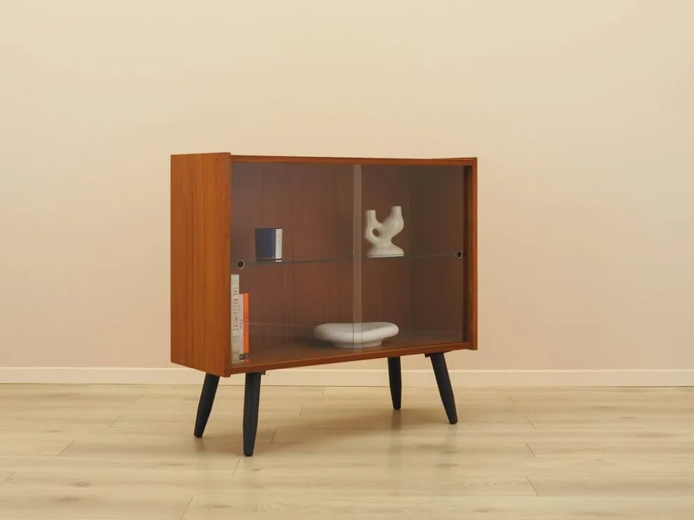 Vitrine en acajou avec façade en verre, Danemark, années 1970