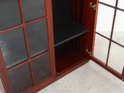 Vitrine en acajou, design danois, années 1970, fabriquée au Danemark