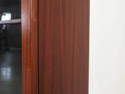Vitrine en acajou, design danois, années 1970, fabriquée au Danemark