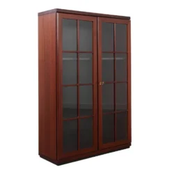 Vitrine en acajou, design danois, années 1970, fabriquée au Danemark