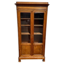 Vitrine en bois blanc style anglais