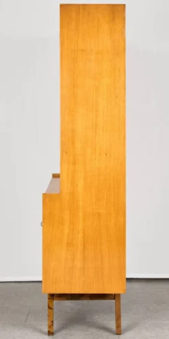 Vitrine en bois du milieu du siècle, Sześciolatka, Pologne, 1969