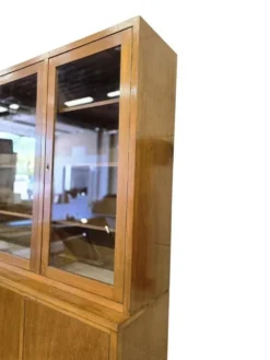 Vitrine en bois vintage XL / buffet / unité murale