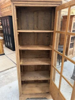Vitrine en chêne début XXème