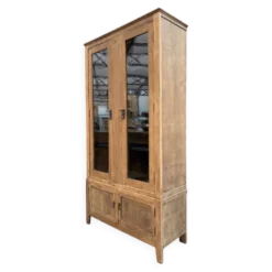 Vitrine en chêne début XXème