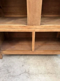 Vitrine en chêne début XXème