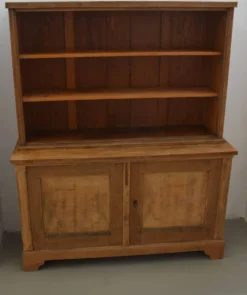 Vitrine en chêne vintage