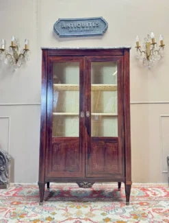 VITRINE EN MARQUETERIE D’ÉPOQUE LOUIS XVI XVIII EME SIÈCLE