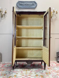 VITRINE EN MARQUETERIE D’ÉPOQUE LOUIS XVI XVIII EME SIÈCLE
