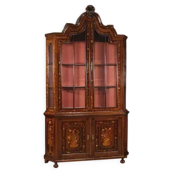 Vitrine en marqueterie néerlandaise du 20e siècle