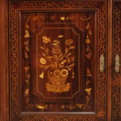 Vitrine en marqueterie néerlandaise du 20e siècle