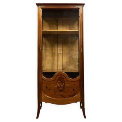 Vitrine en marqueterie – époque Art Nouveau / Bois précieux - Majorelle - G