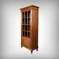 Vitrine en Noyer, style Louis XVI – Début XXe