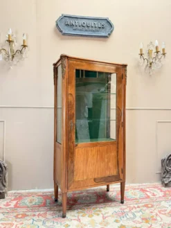 VITRINE EN PALISSANDRE DE STYLE LOUIS XVI XIX EME SIÈCLE
