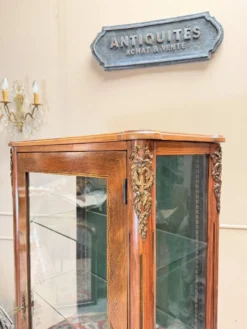 VITRINE EN PALISSANDRE DE STYLE LOUIS XVI XIX EME SIÈCLE