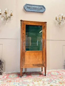 VITRINE EN PALISSANDRE DE STYLE LOUIS XVI XIX EME SIÈCLE