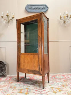 VITRINE EN PALISSANDRE DE STYLE LOUIS XVI XIX EME SIÈCLE