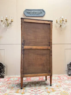 VITRINE EN PALISSANDRE DE STYLE LOUIS XVI XIX EME SIÈCLE