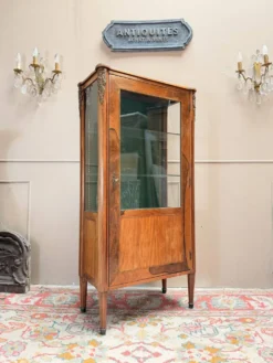 VITRINE EN PALISSANDRE DE STYLE LOUIS XVI XIX EME SIÈCLE